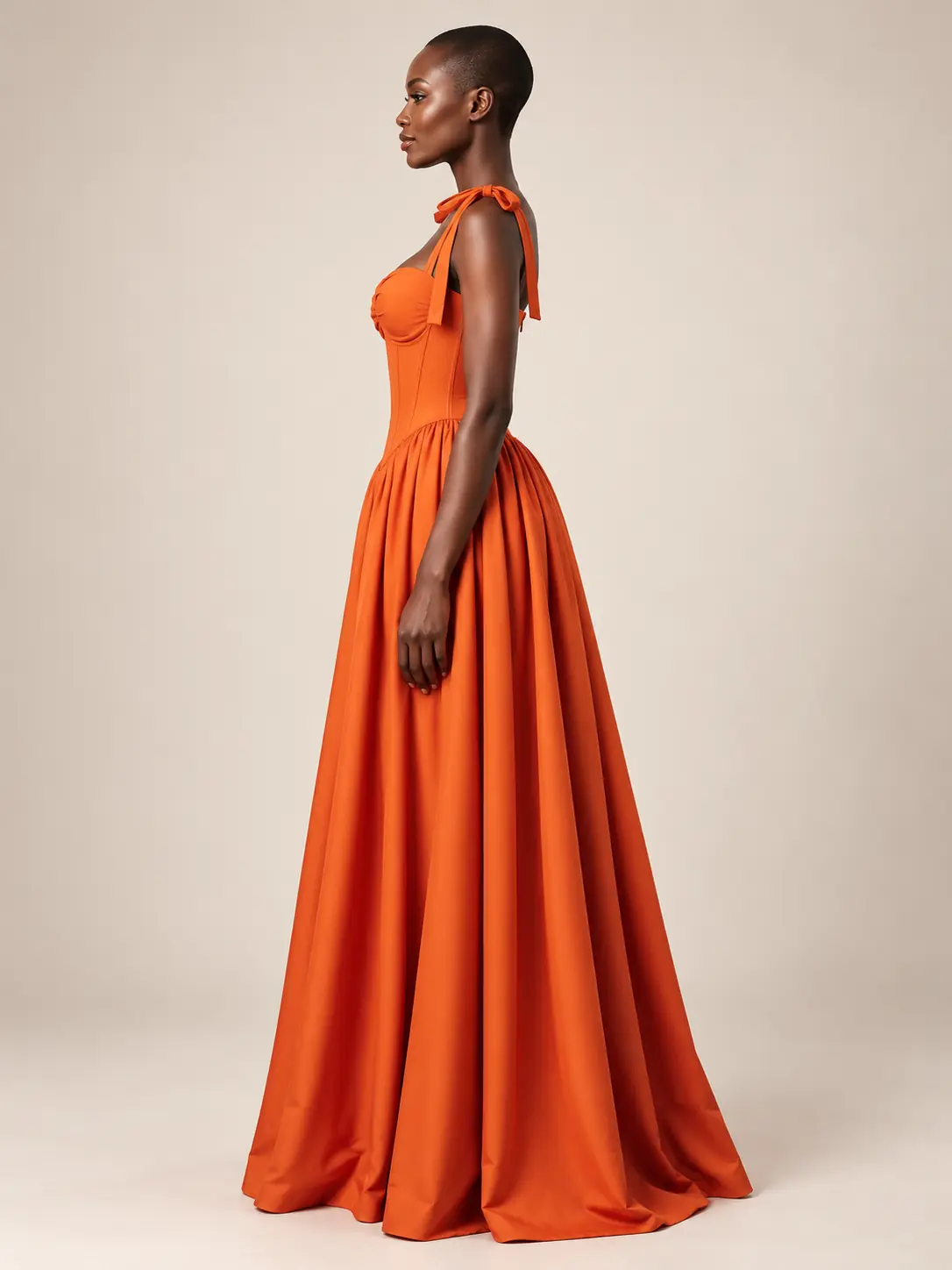 AI visualisation of the side view of the Zaza Dress
